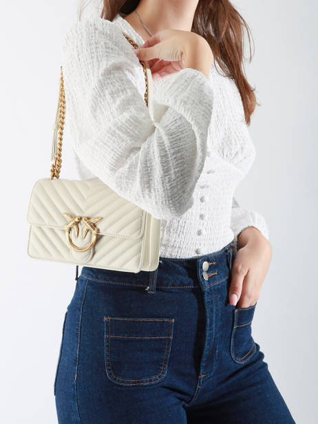 Cross Body Tas Love Bag Quilt Leder Pinko Wit love bag quilt A0GK ander zicht 1